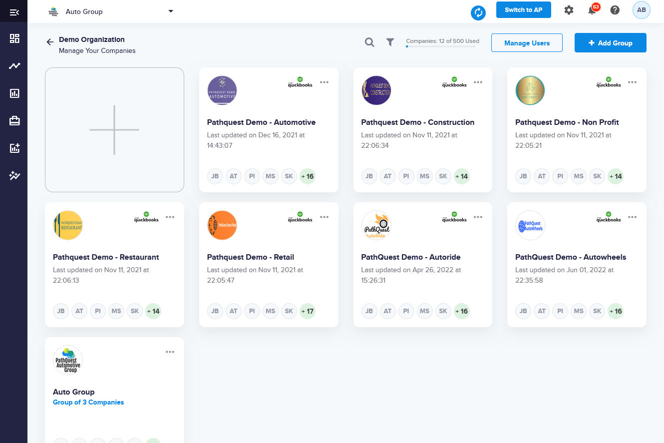 Manage Multiple Companies